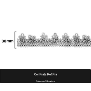 GALAO 006 PRATA LARG:2,0CM 20METROS