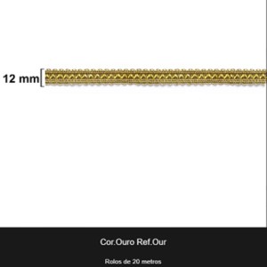 GALAO 010 OURO LARG.1,2CM 20METROS