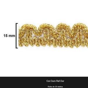 GALAO 014 OURO LARG:1,5CM 20METROS
