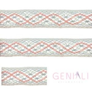 GALAO 015 PRATA/132 ROSA BEBE 45MM 20MTS