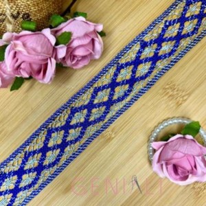 GALAO 015 PRATA/207 AZUL ROYAL 35MM 20MT