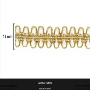 GALAO 019 OURO LARG:1,5CM 20METROS