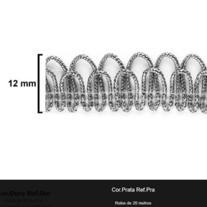 GALAO 022 PRATA LARG:1,5CM 20METROS