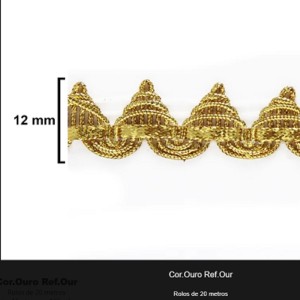 GALAO 023 OURO LARG:1,5CM 20METROS