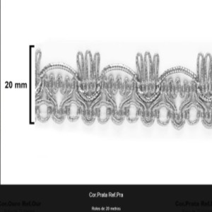 GALAO 024 PRATA LARG:2,0CM 20METROS