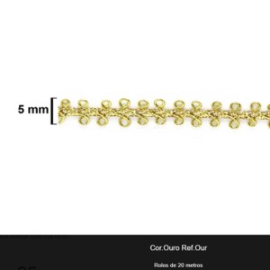 GALAO 026 OURO LARG:0,5MM 20METROS