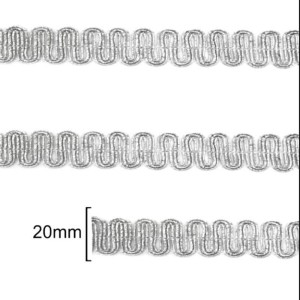 GALAO 029 PRATA LARG:2,0CM 20METROS