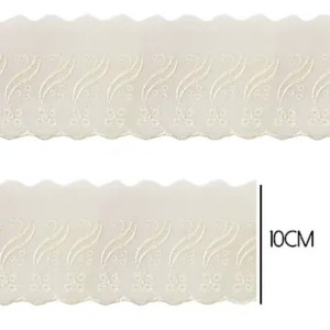 BORDADO CTL035 296 BEJE 10,0CM 13,7M