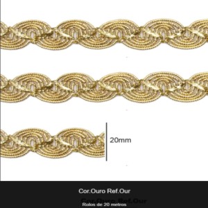 GALAO 039 OURO LARG:20MM 20METROS