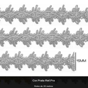 GALAO 047 PRATA LARG:4,5CM 20METROS