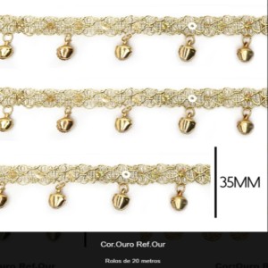 GALAO 073 OURO LARG:35MM 20METROS