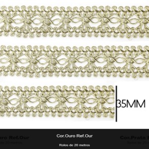 GALAO 083 OURO LARG:2,5CM 20METROS