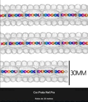 GALAO 088 PRATA 30MM 20METROS