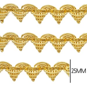 GALAO 100 OURO LARG:2,5CM 20METROS