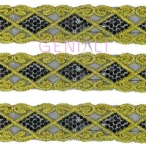 GALAO 103 310 PRETO LARG:5,5CM 13,7M