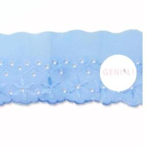 BORDADO CTL108 177 AZUL BEBE 7,5CM 13,7M