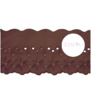 BORDADO CTL108 290 MARROM 7,5CM 13,7M