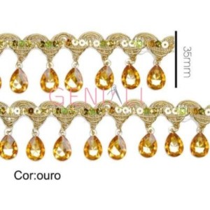 GALAO 109 OURO LARG:3,5CM 20METROS