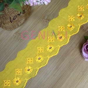 BORDADO LISO 110 AM OURO 5,0CM 13,7M