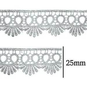 GUIPIR CHL113 PRATA 2,5CM 13,7M