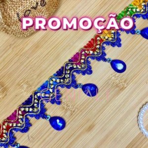 GALAO 132 207 MUL/AZUL ROYAL 3,5CM 20M