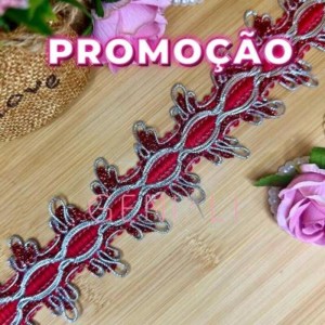 GALAO 86 145 VERMELHO PRATA 50MM 20MTS