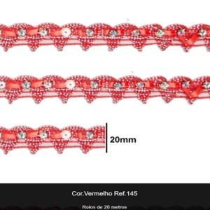 GALAO 51 145 VERMELHO LARG:20MM 20M