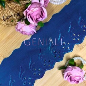 BORDADO CTB146 318 MARINHO 7,5CM 13,7M