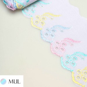 BORDADO CTB146 MULTCOLOR 7,5CM 13,7M