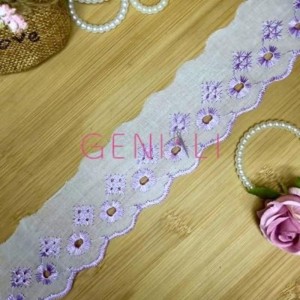 BORDADO BICOLOR 164 LILAS 5,0CM 13,7M