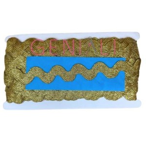 SIANINHA 16MM METALIZADA OURO 20METROS