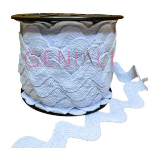 SIANINHA 18MM DE ALGODAO BCO 350/07 30M