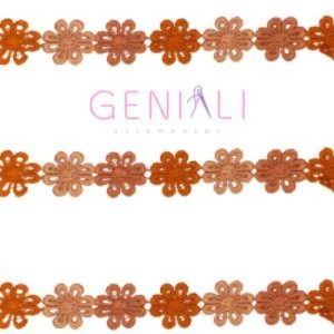 GUIPIR CHL207 523 LARANJA MULTICOL 2,5CM