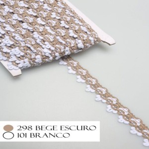 GALAO 112 298/101 BEGE ESCURO 17MM 20M