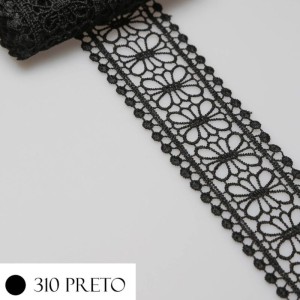 GUIPIR CHL571 310 PRETO 6,2CM 13,7M