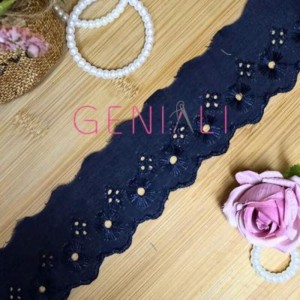 BORDADO LISO 318 MARINHO 5,0CM 13,7M