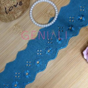 BORDADO LISO 349 TURQUEZA ESC 5CM 13,7M