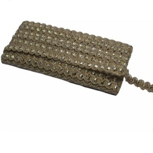 4025 RENDA DE JUTA COM METALIZAD 9MM 10M