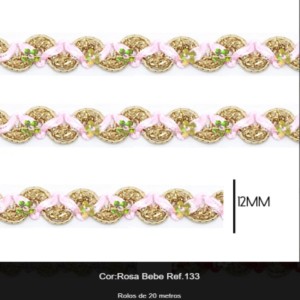 GALAO 49 133 ROSA CLARO 12MM 50METROS