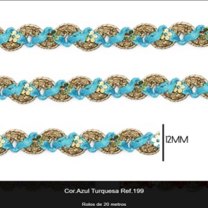 GALAO 49 199 TURQUESA 12MM 20METROS