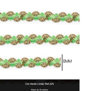 GALAO 49 225 VERDE FOLHA 12MM 20METROS