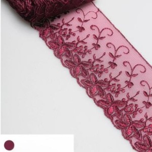 TULE CRL03 520 VINHO LARG: 8CM