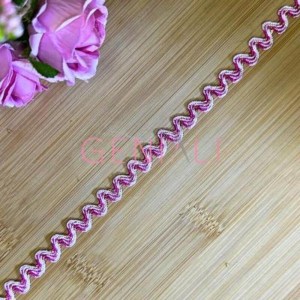 SIANINHA 222/03 5MM 54 BCO/PINK/OURO 50M