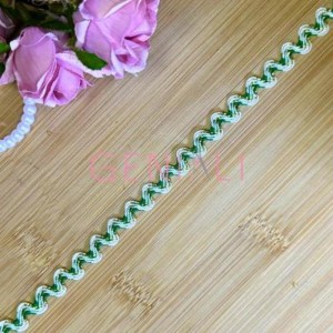 SIANINHA 222/03 5MM 58 VERDE/OURO 50M