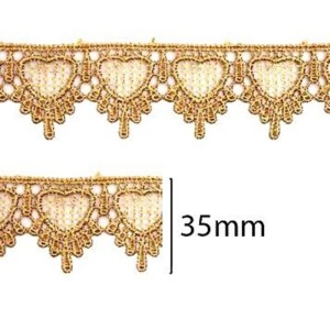 GUIPIR CHL590 OURO LARG:3,5CM 13,7M