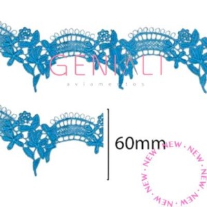 GUIPIR CHL591 349 TURQUESA ESC LARG:3,5CM