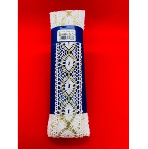 ORD598 ENTREMEIO BRANCO.OURO LARG:4.5CM