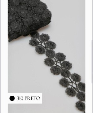 GUIPIR CHL612 310 PRETO LARG:4,5CM