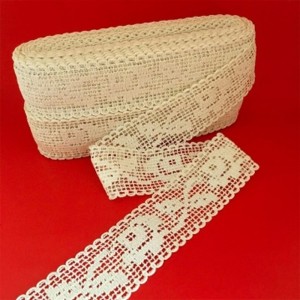 6140 ENTREMEIO DE ALGODAO CRU 5,0CM 30MT