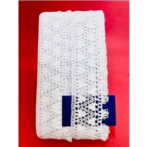 6170 RENDA DE ALGODAO BRANCO 5,5CM 20M